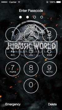 Jurassic World Wallpaper Lock Screen 1 تصوير الشاشة