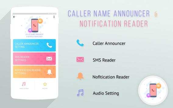 Caller Name Announcer & Notification Reader скриншот 6