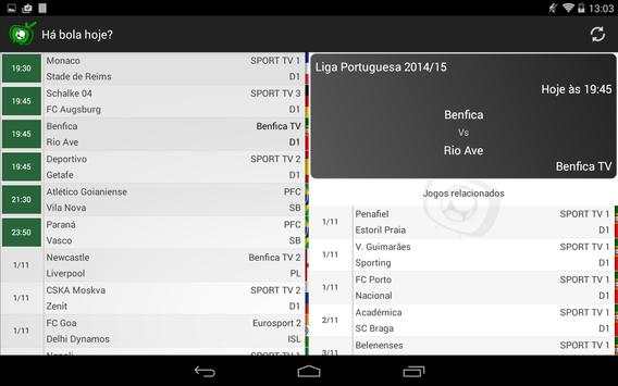 Há bola hoje? screenshot 4