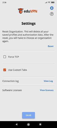 eduVPN screenshot 8