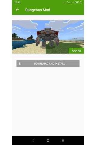Dungeons Mod For MCPE screenshot 2