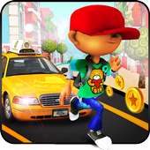 High School Bus Rush - Runner Kid Game logo