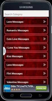 Romantic Love Messages screenshot 2