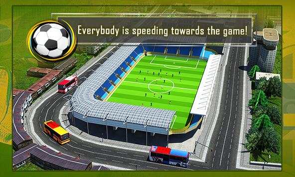 Soccer Fan Bus Driver 3D screenshot 2