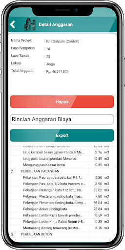 RAB - Rencana Anggaran Biaya 6 تصوير الشاشة