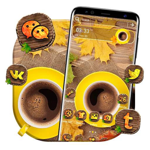 Autumn Coffee Theme Launcher 1.0