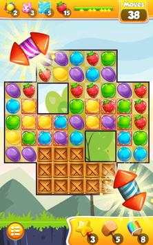 Fruit Boom Gummy crush screenshot 2