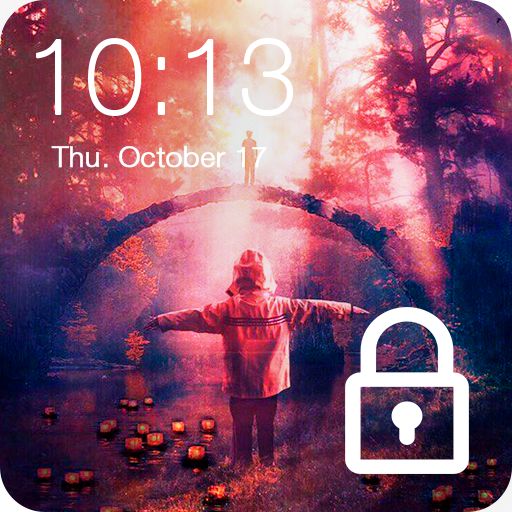 Anime Solitude Alone Wallpaper AppLock Security icon