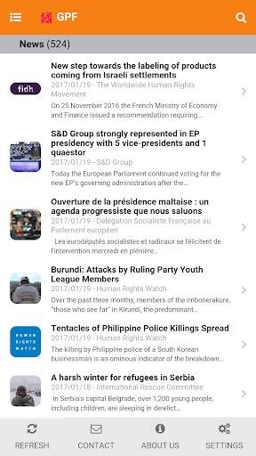 GPF News screenshot 1