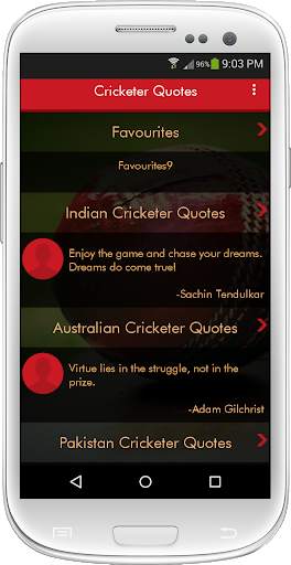 Cricketers Quotes screenshot 3