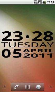 Bigger Clock Widget screenshot 3
