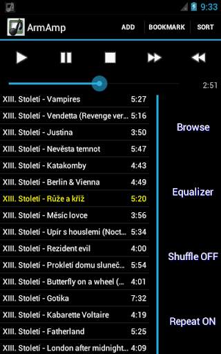 ArmAmp Music Player screenshot 1