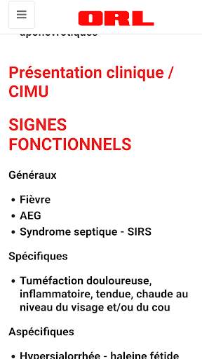 O R L (Oto-Rhino-Laryngologie) screenshot 16