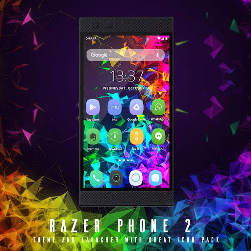 Razer Phone 2 theme and launcher screenshot 1
