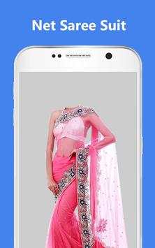 Net Saree Photo Suit Editor For Women screenshot 1