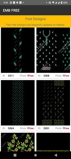 EMB FREE - Embroidery design Shopping App screenshot 7