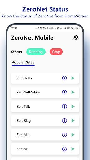 ZeroNet Mobile - Open, Free and Uncensorable Sites screenshot 3