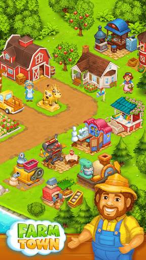 Farm Town: Happy farming Day & food farm game City screenshot 2