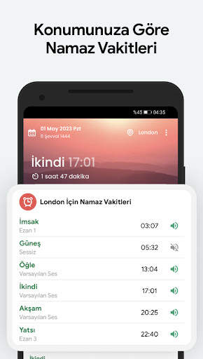 Muslim: Namaz Vakitleri, Kıble screenshot 1
