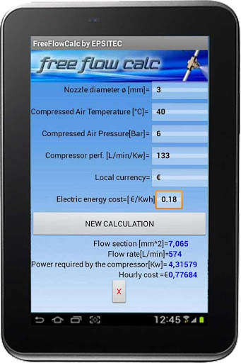 Free Flow Calc screenshot 5