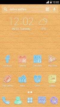 Hand Drawn Launcher screenshot 1