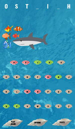 Hangman (Shark Attack) screenshot 9
