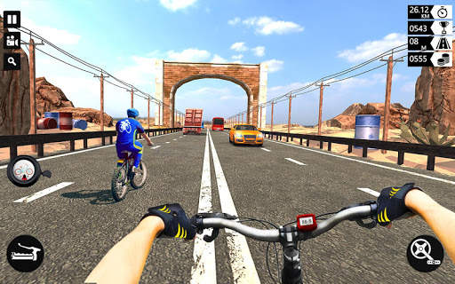 Extreme Bicycle Racing 2019: Highway City Rider screenshot 2