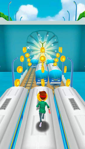 Super Subway train surf - Endless subway rush screenshot 1