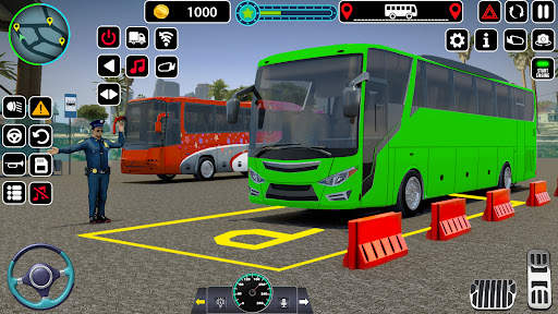 City Coach Bus Driving 3d screenshot 1