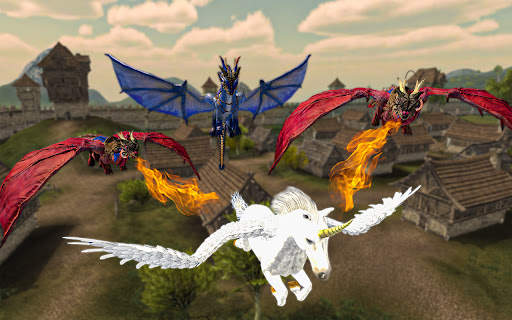 Flying Horse Simulator 2021 – Baby Unicorn Games screenshot 1