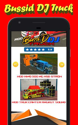Mod bussid truk canter dj mino screenshot 5