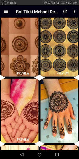 Gol Tikki Mehndi Design Latest Offline 2020 screenshot 4