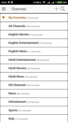 India TV guide - TVwiz screenshot 1