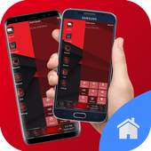 Red launcher theme for win 10 : windows 10 1.0