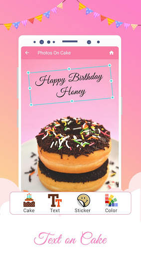 Birthday Cake Editor with Name & Photo Frames 2020 screenshot 6
