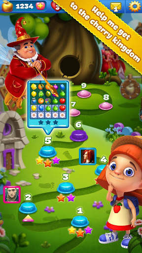 Fruit Land match 3 for VK screenshot 2