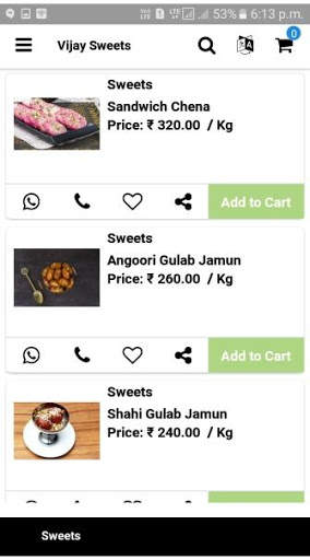 Vijay Sweets screenshot 3