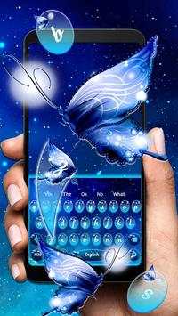 Shining Butterfly Galaxy Keyboard screenshot 2