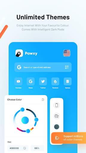 Pawxy - Fast VPN & Web Browser screenshot 6