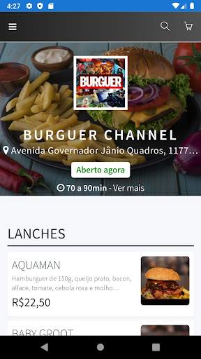 Burguer Channel स्क्रीनशॉट 1