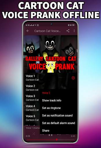 Cartoon Cat Voice Prank Offline screenshot 2