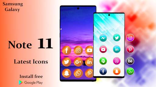 Samsung Note 11 Launcher 2020: Themes & Wallpaper screenshot 2