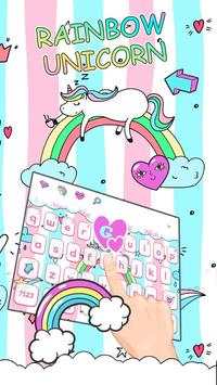Rainbow Unicorn Keyboard स्क्रीनशॉट 2