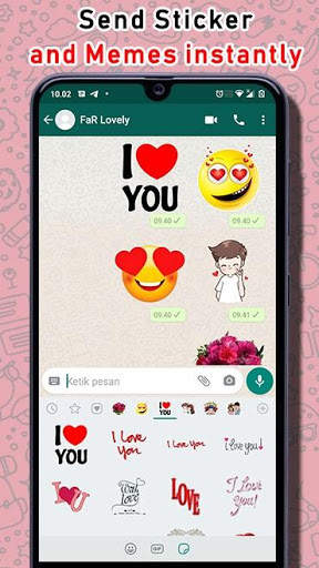 Love Sticker Romantic WAStickerApps for WhatsApp screenshot 3