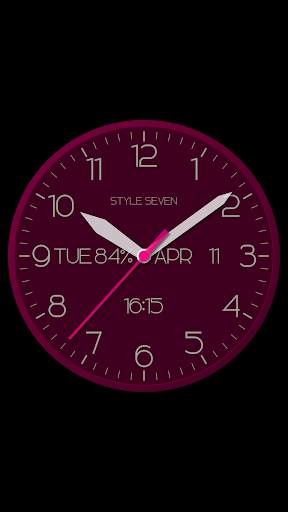 Modern Analog Clock-7 screenshot 1