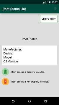 Root Status Lite screenshot 1