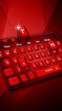 Red Keyboard Theme screenshot 3