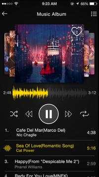 HD Music Player Plus screenshot 2