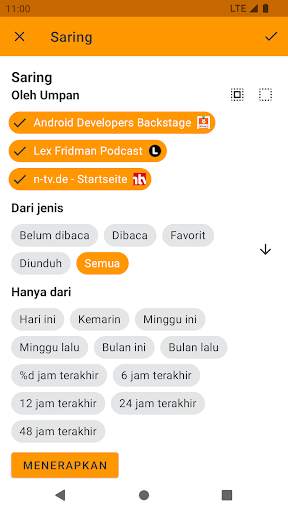 Pembaca RSS Offline screenshot 6