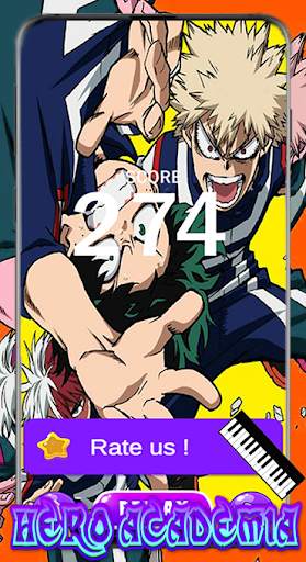Hero Academia Piano Tiles screenshot 3